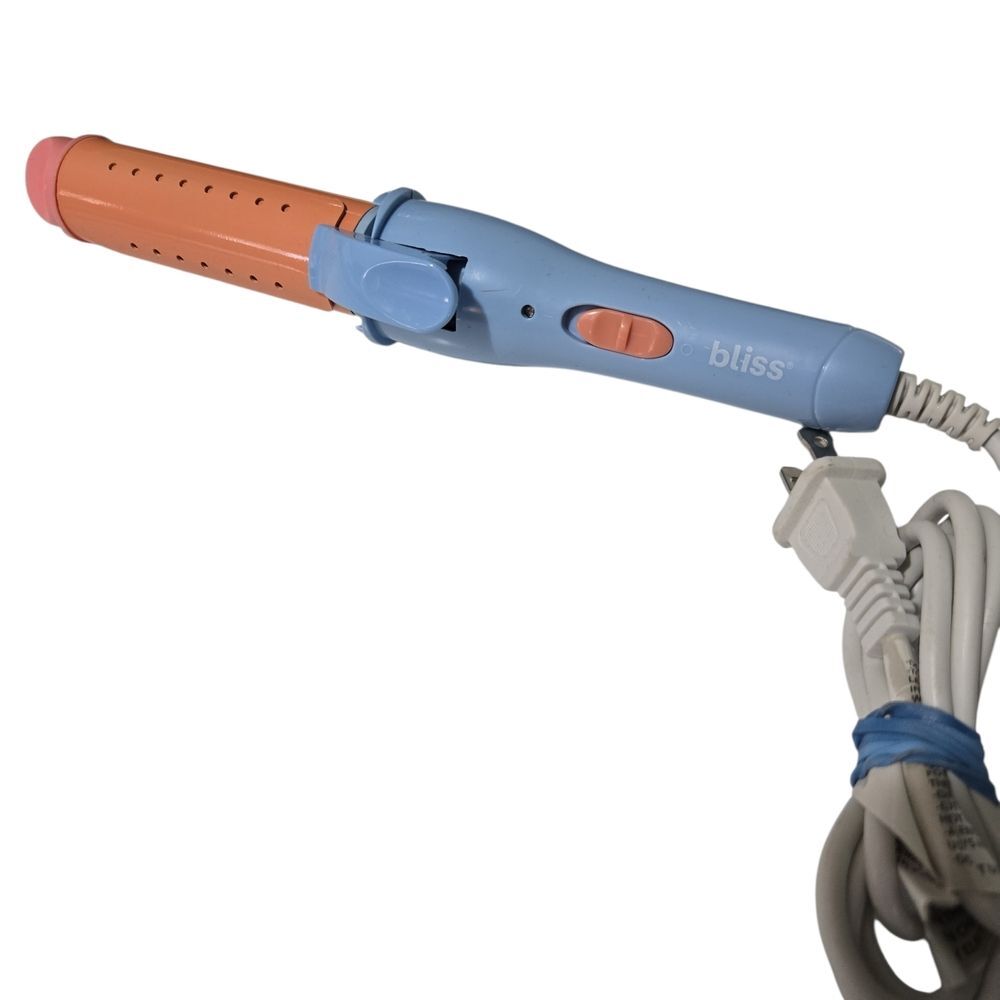 BLISS 3 In 1 Styler- Hair Straightener Curling Iron And Wand Blau Pink
